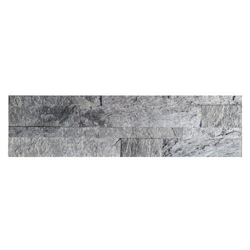 Isodeco Zelfklevende Steenstrip Natuursteen Silver Shine Grijs