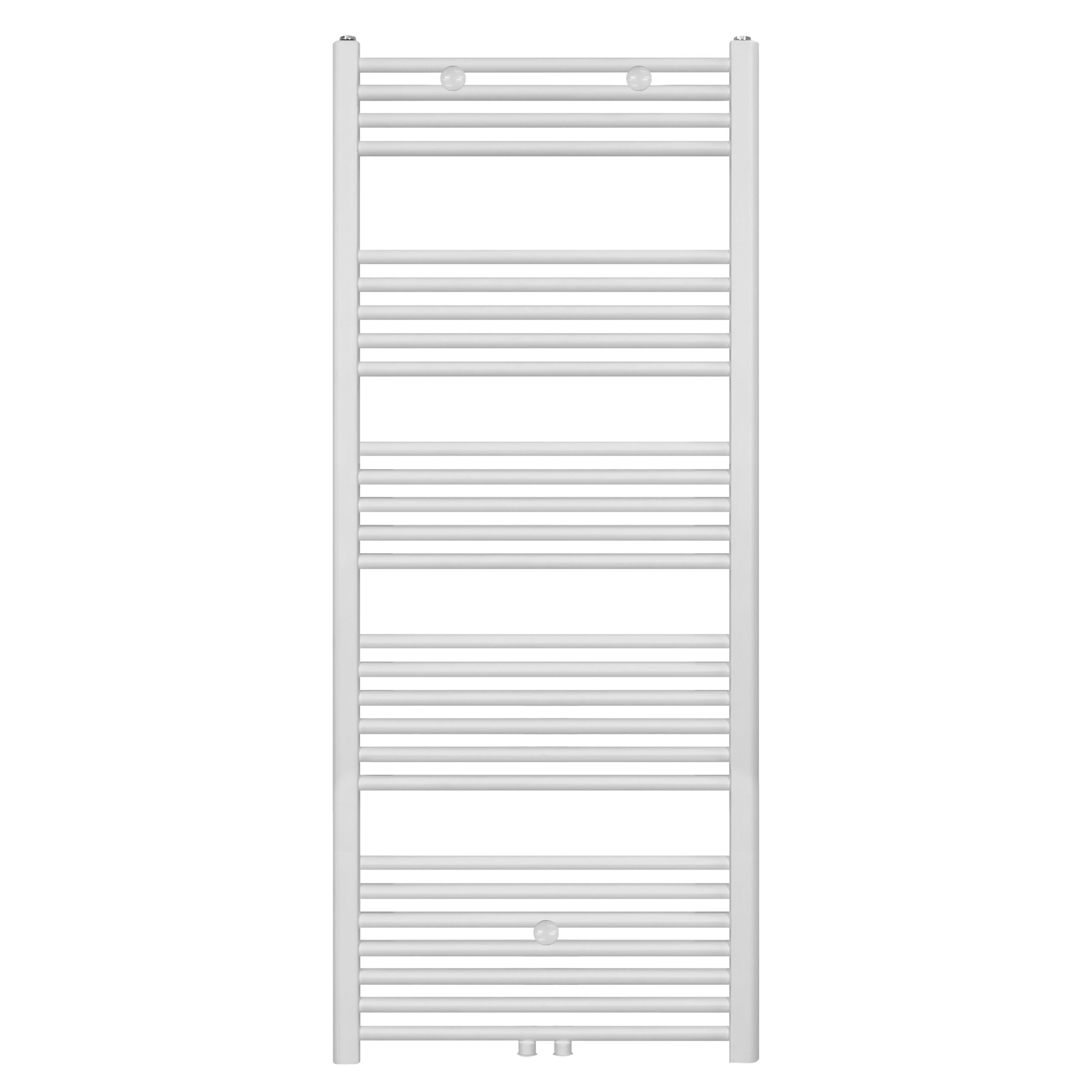 Belrad handdoekdroger - links-rechts/middenaansluiting - 828 watt - 1600x600cm - mat wit