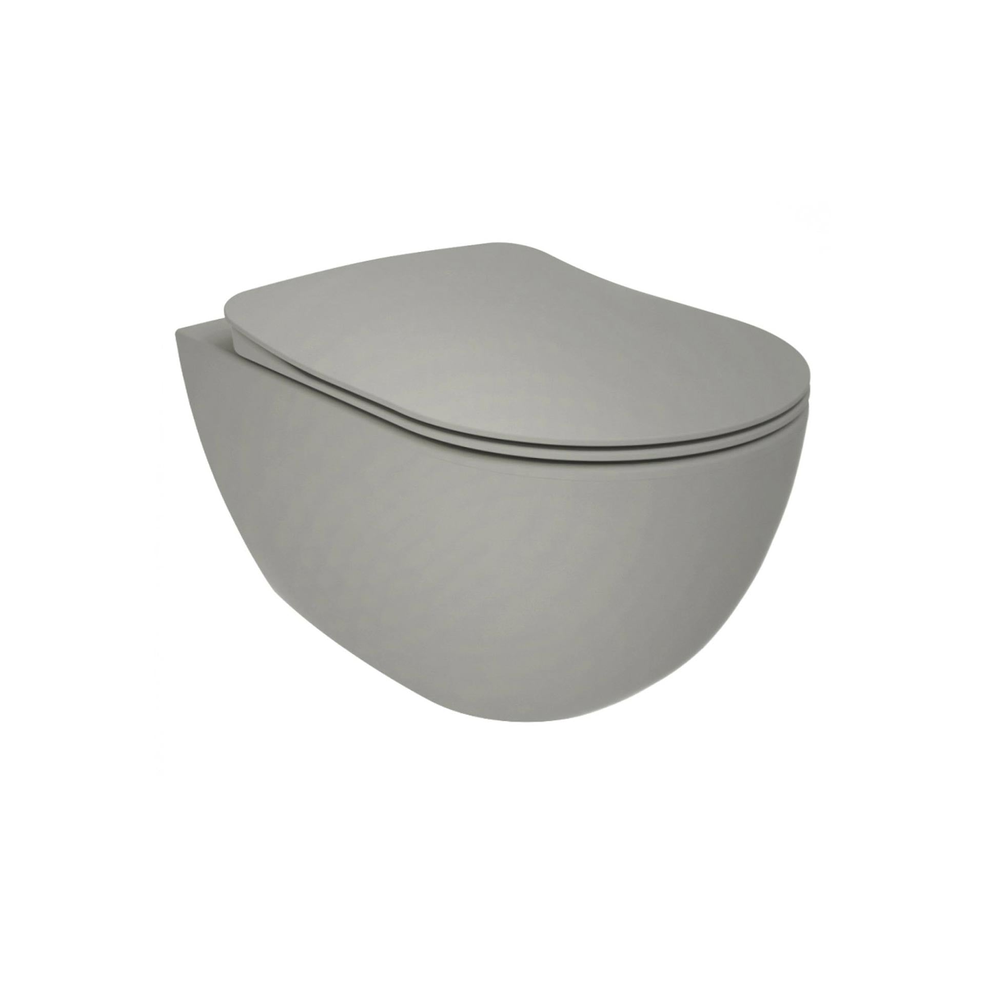 Creavit rimoff ophang wc - koel grijs