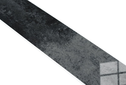 Isodeco Zelfklevende Mozaïek Steenstrip Hoogglans Metro/Visgraat Antraciet
