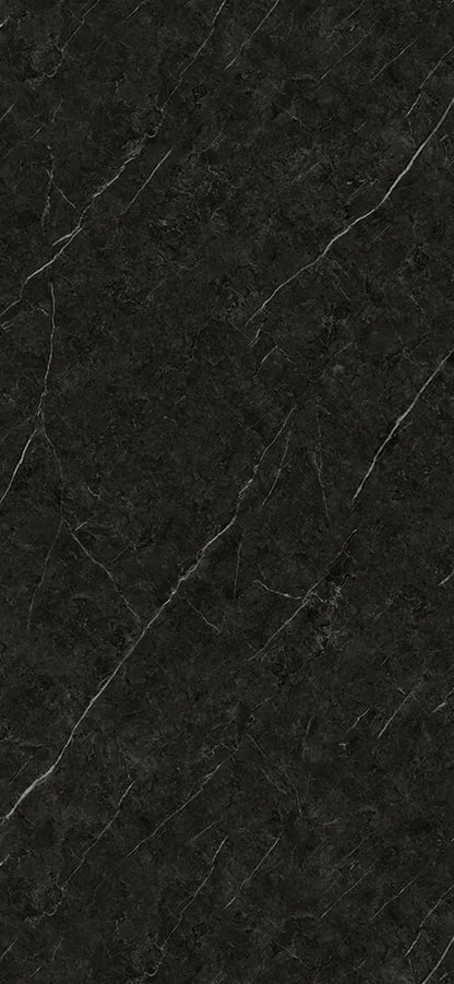 Isodeco SPC Marmer Plaat Wandpaneel Black Trevore Mat Zwart