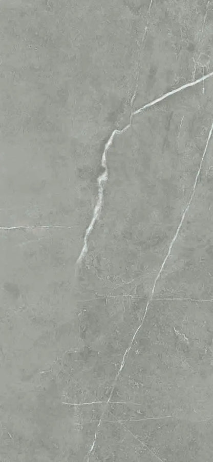 Isodeco SPC Marmer Plaat Wandpaneel Carrara Mercury Mat Zilver Grijs Wit