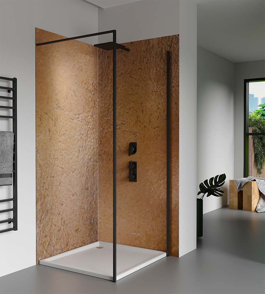 Isodeco Metallic Stuc Wandpaneel Goud
