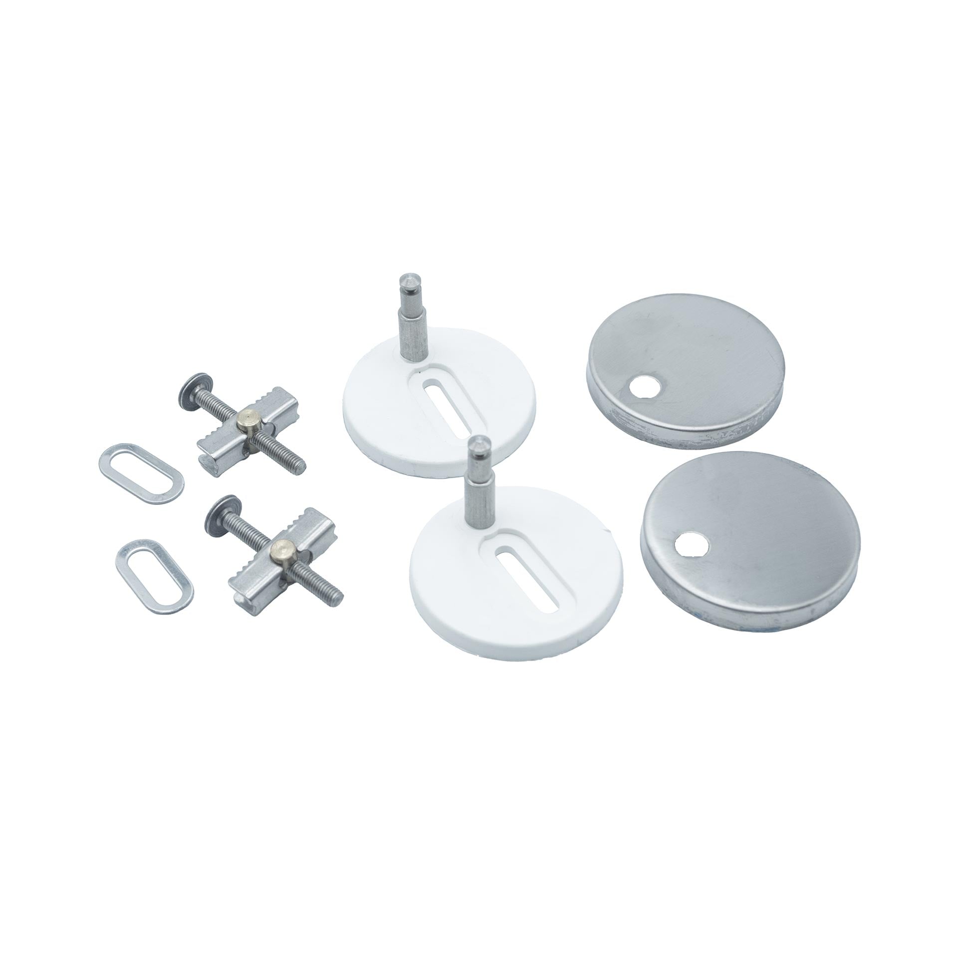 Aloni wc-zitting inox montageset