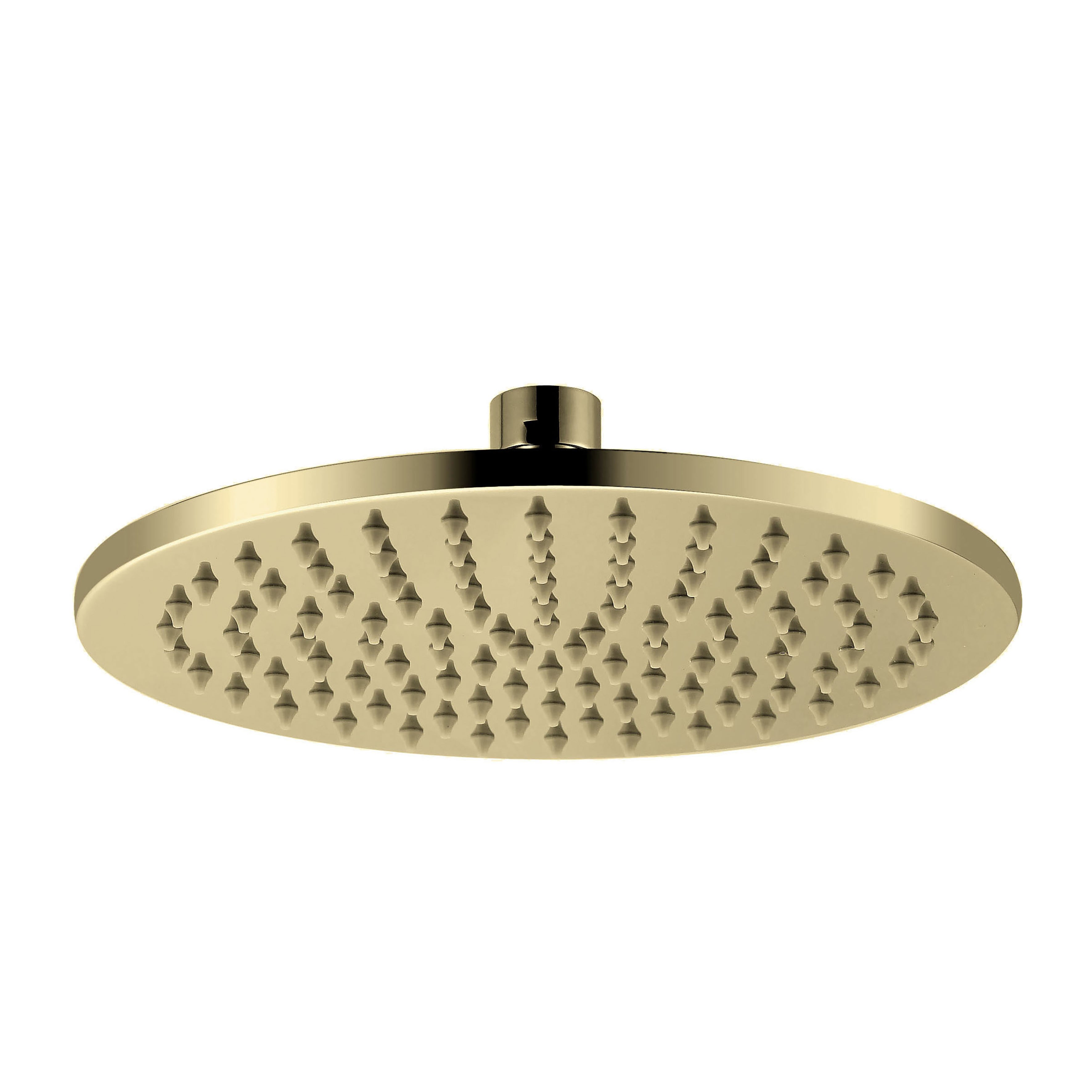 Uniforma hoofddouche - rond - 30 cm - geborsteld goud (pvd)