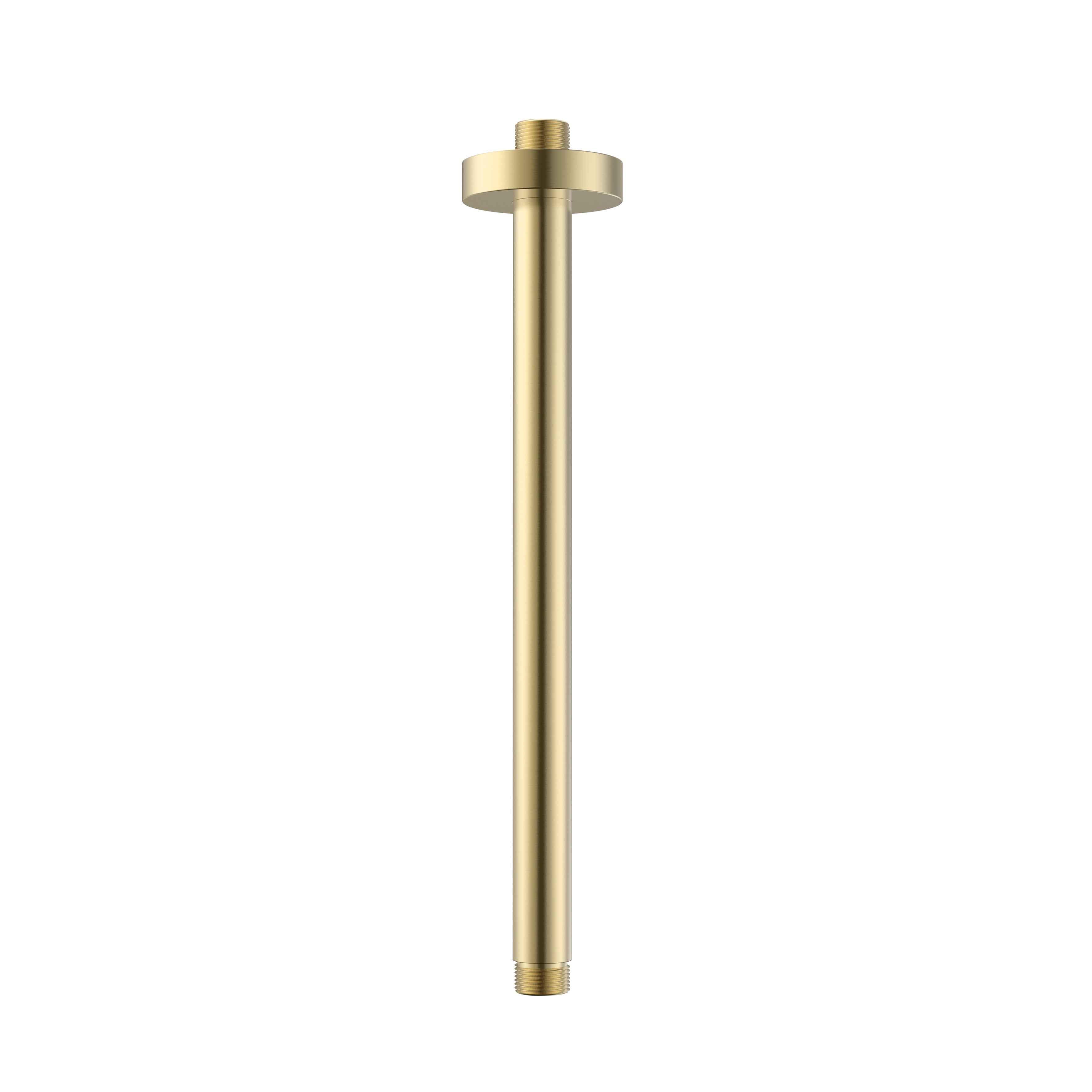 Uniforma douchearm - plafondbevestiging - 30 cm - geborsteld goud (pvd)