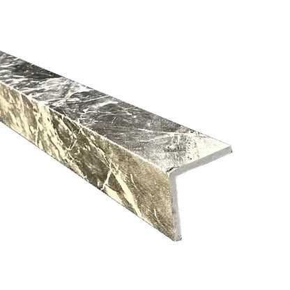 Isodeco Hoekprofiel SPC Wandpanelen Pretoria Marble Zwart Beige