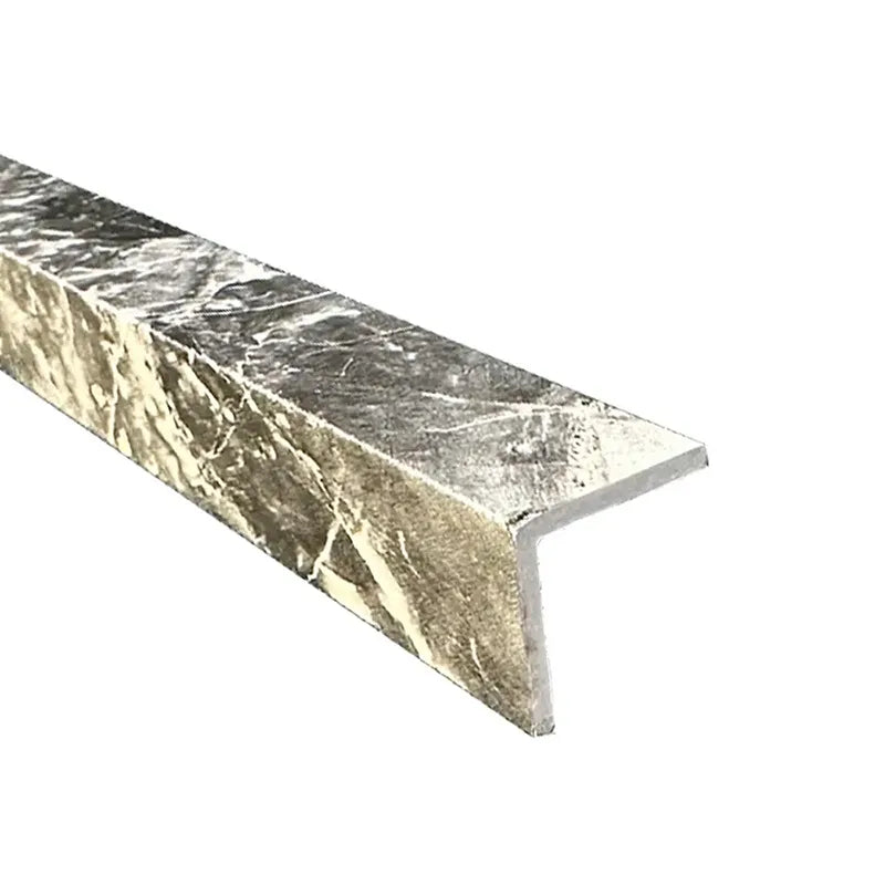 Isodeco Hoekprofiel SPC Wandpanelen Pretoria Marble Zwart Beige