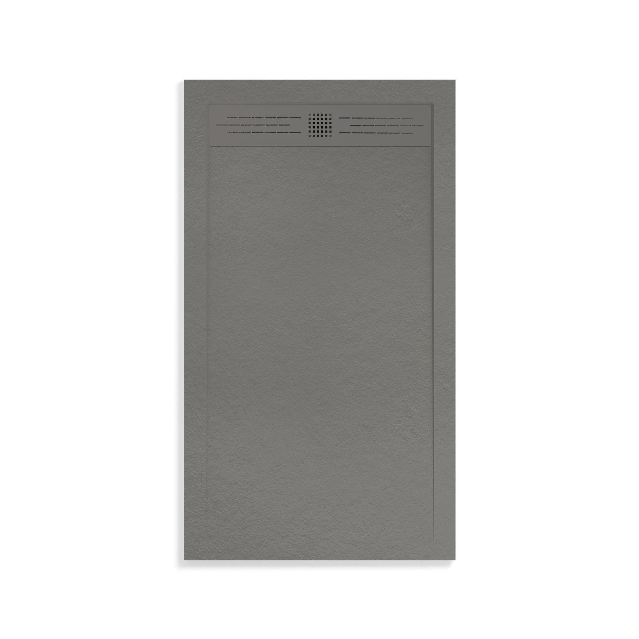Aloni elite douchebak - composiet - 160x90x3cm - mat grijs