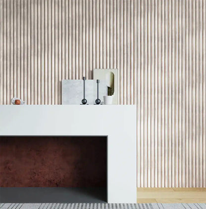 Isodeco Akoestisch Paneel Suede Stof Crème Licht Beige met Vilt
