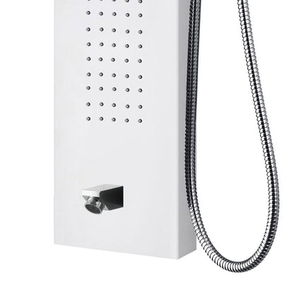 Aloni thermostatische douchepaneel wit