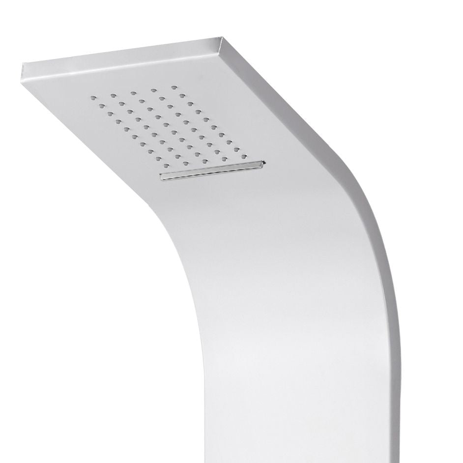 Aloni thermostatische douchepaneel wit